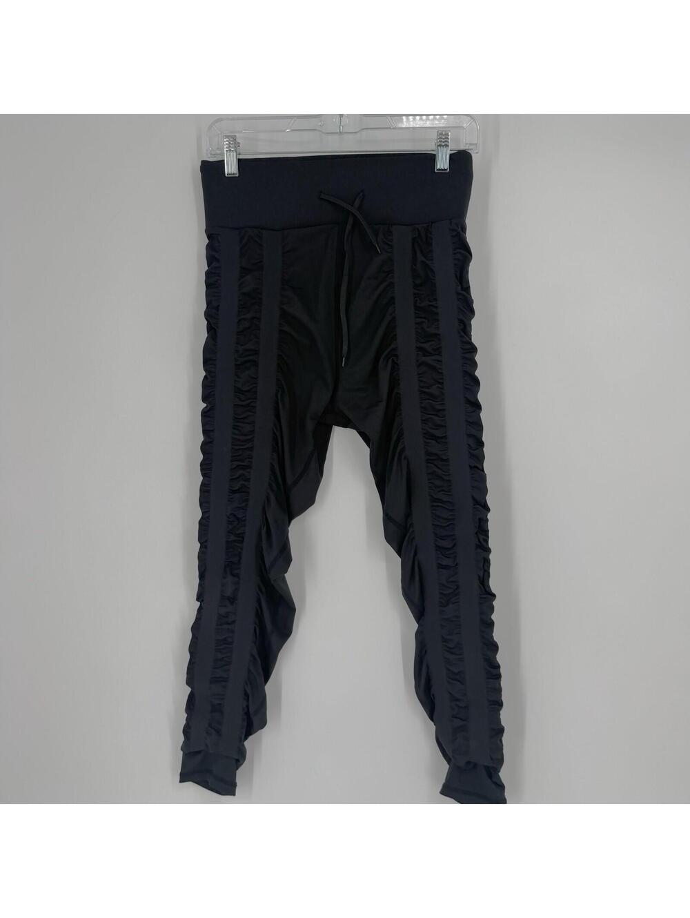 Skinnify leggings womens XL black compression high rise stretch ruched athletic